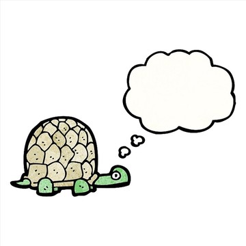卡通动物乌龟插画