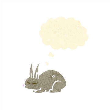 卡通动物兔子插画