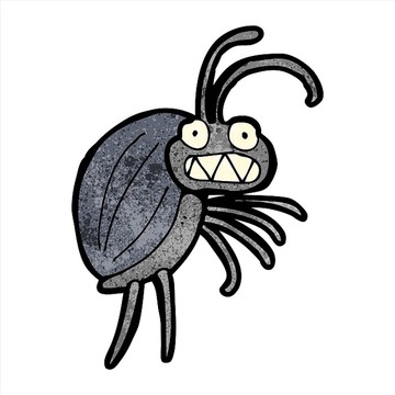 卡通昆虫插画