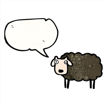 卡通绵羊插画