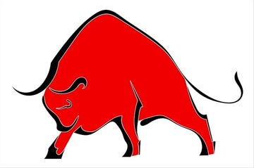 红色的野公牛