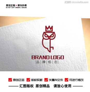 猫头鹰 皇冠LOGO