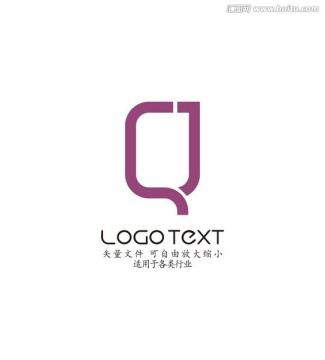 QJ字母变形LOGO