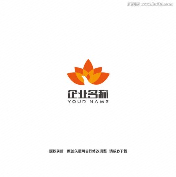 荷花飞鸟logo