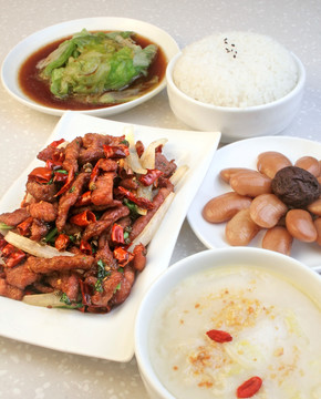 香辣牛肉套餐