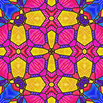 拼接花纹