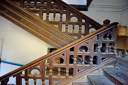 上海老建筑的楼梯