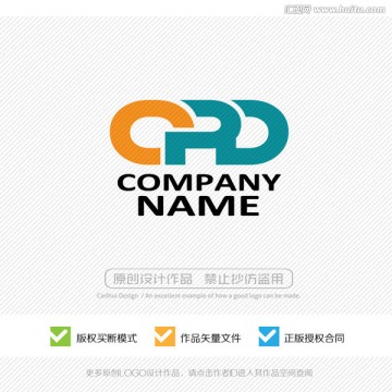 CPD字母 LOGO设计