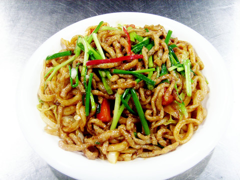 肉丝炒面