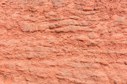 陡峭山崖 红砂岩山壁背景素材