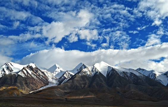 西部雪山风光