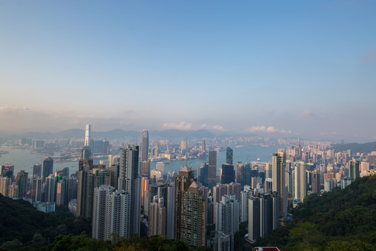 俯瞰香港全景