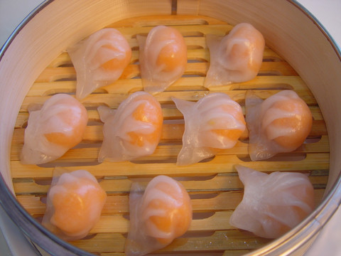 水晶虾饺