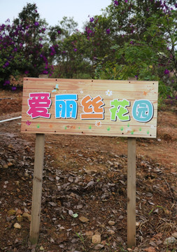 爱丽丝 指示牌