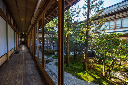 日本高野山一乘院庭院
