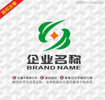 字母YB绿叶金融logo