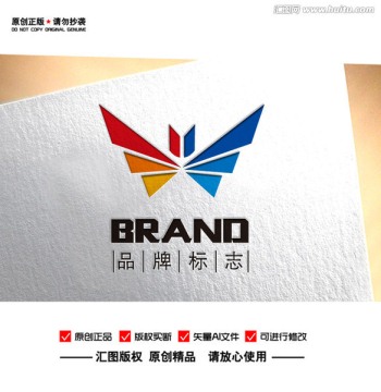 抽象蝙蝠LOGO