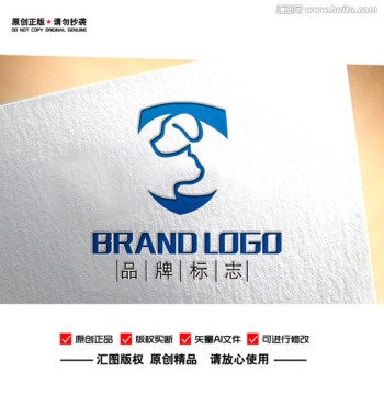 猫狗组合LOGO