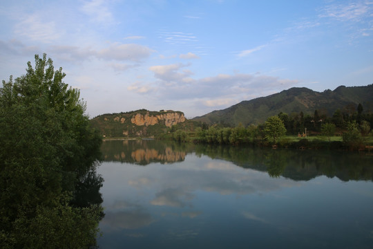 岑巩龙江河晚景