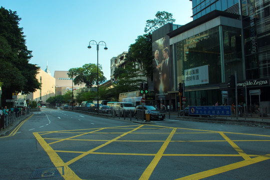 香港街头 街头 街景