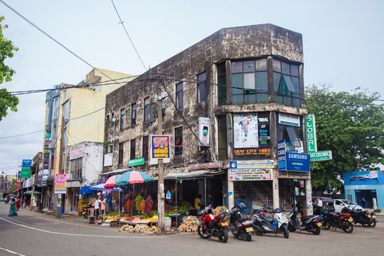 斯里兰卡城市街景