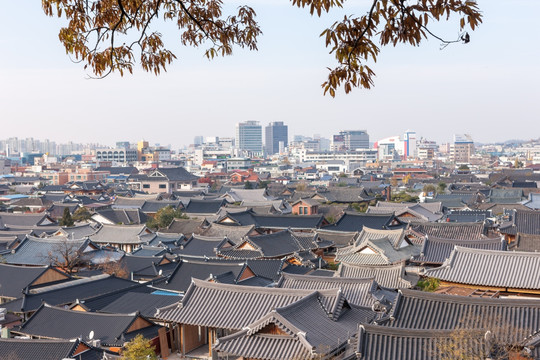 韩国 全州 全州韩屋村 秋