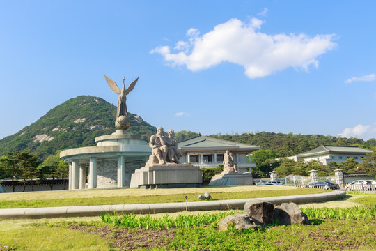 韩国首尔 青瓦台