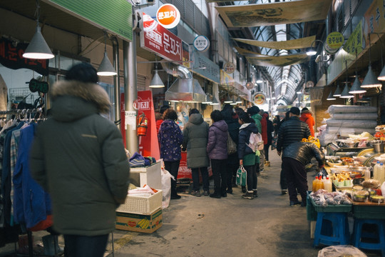 韩国首尔 西村 通仁市场