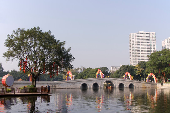 广州荔湾湖公园