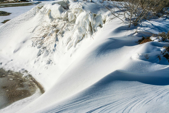雪地雪景