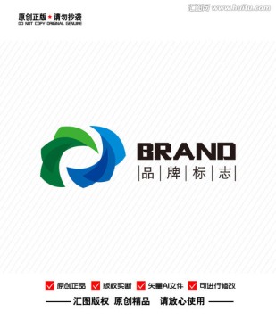 抽象双凤凰LOGO