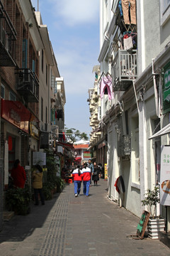 鼓浪屿 街道 建筑