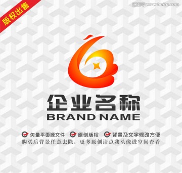 字母G铜钱凤凰logo