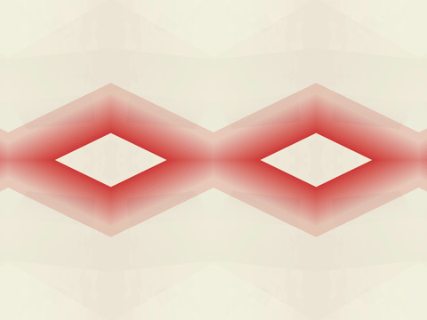 红色矢量立体几何抽象高清背景
