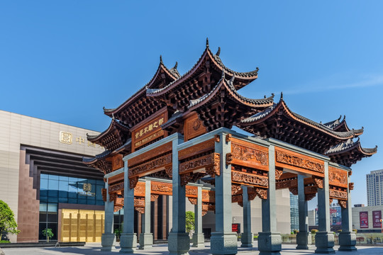 中国木雕博物馆 木雕牌坊