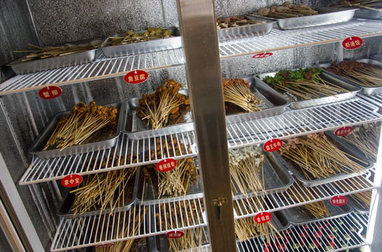 冰箱里的串串 火锅菜