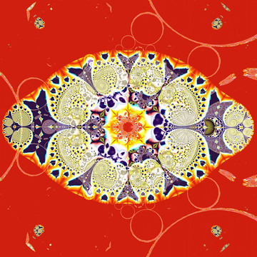 分形印花花纹