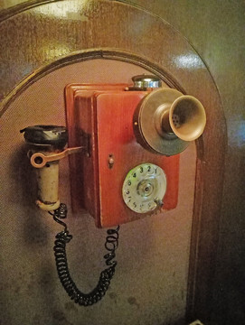 磁石电话机 复古民国电话机