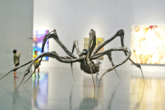 蜘蛛雕塑 龙美术馆
