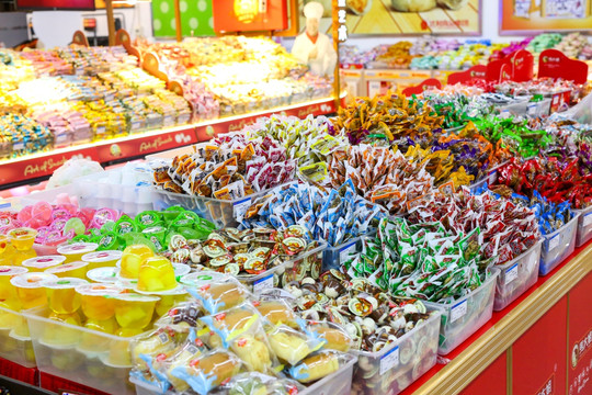 超市内景 超市零食区