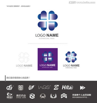 四叶草logo设计
