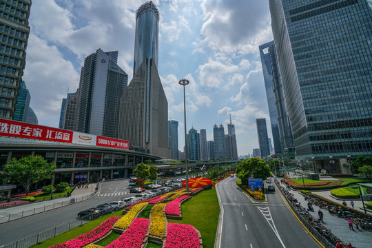 上海陆家嘴景观道路