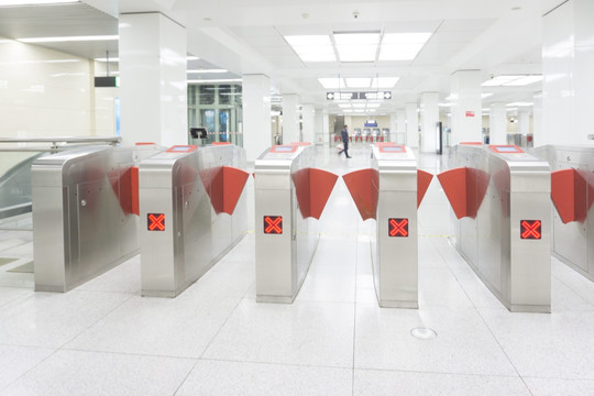 地铁站 自动检票机