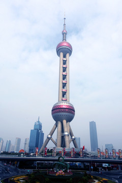 上海 陆家嘴 东方之珠 电视塔