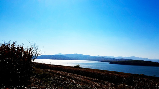 吉林松花湖五虎岛风光