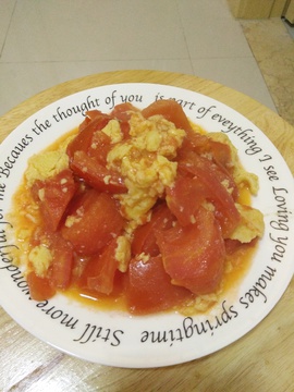 西红柿炒鸡蛋美食