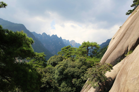 黄山石门峡风光