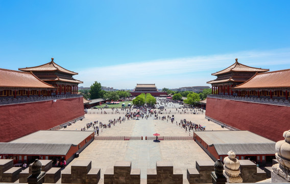 故宫午门 北京故宫 宫殿建筑