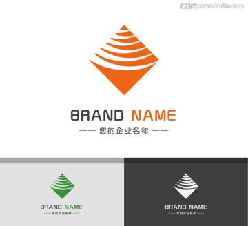 菱形企业科技品牌logo