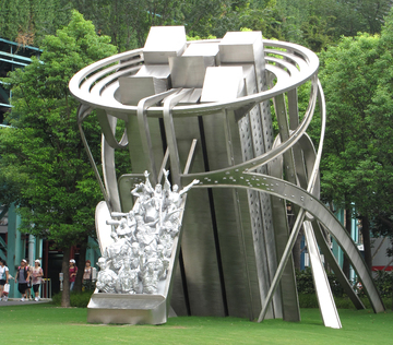 上海世博会金属雕塑